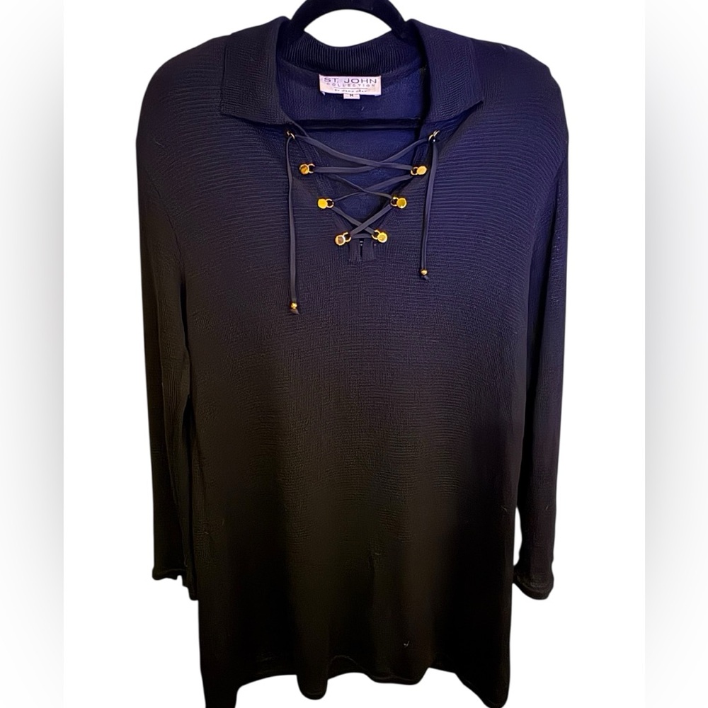 St. John Designer Knit Dress Size Medium